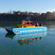 Illustration for article titled Save on Bridge Tolls With an Inflatable Ferry Strong Enough to Support a Car